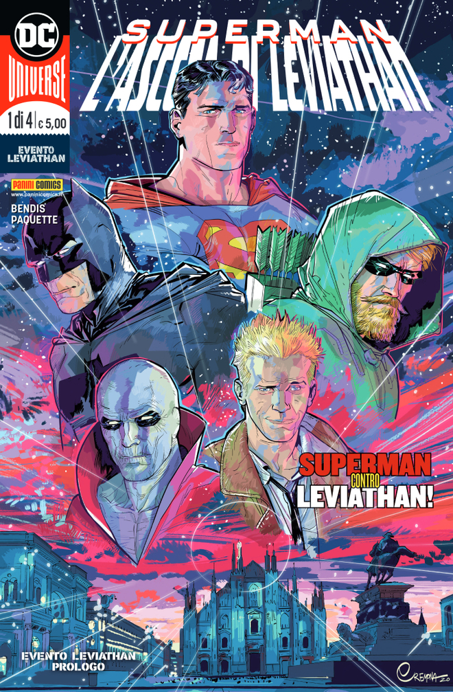 Panini Comics - Evento Leviathan - Copertina di Matteo Cremona - Piazza Duomo (Milano)