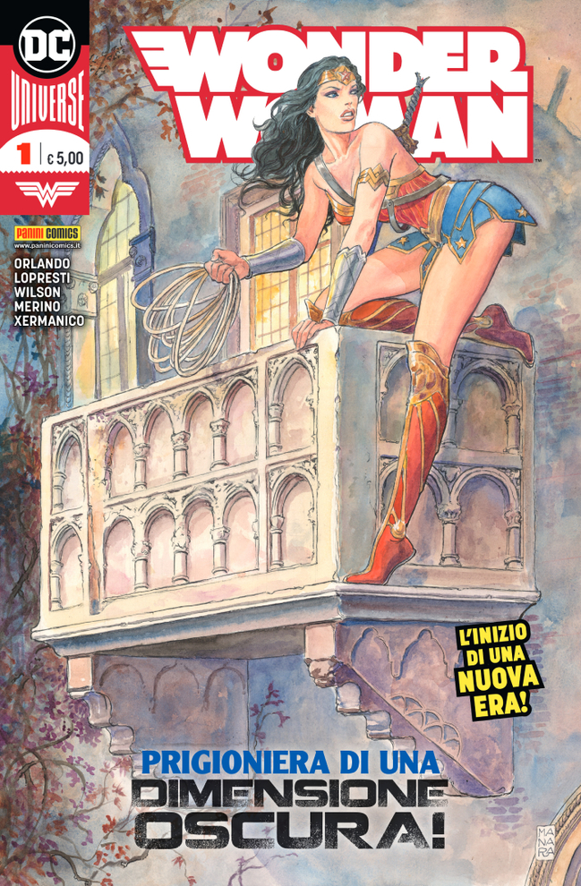 Panini Comics - Wonder Woman 1 - Copertina di Milo Manara - Verona