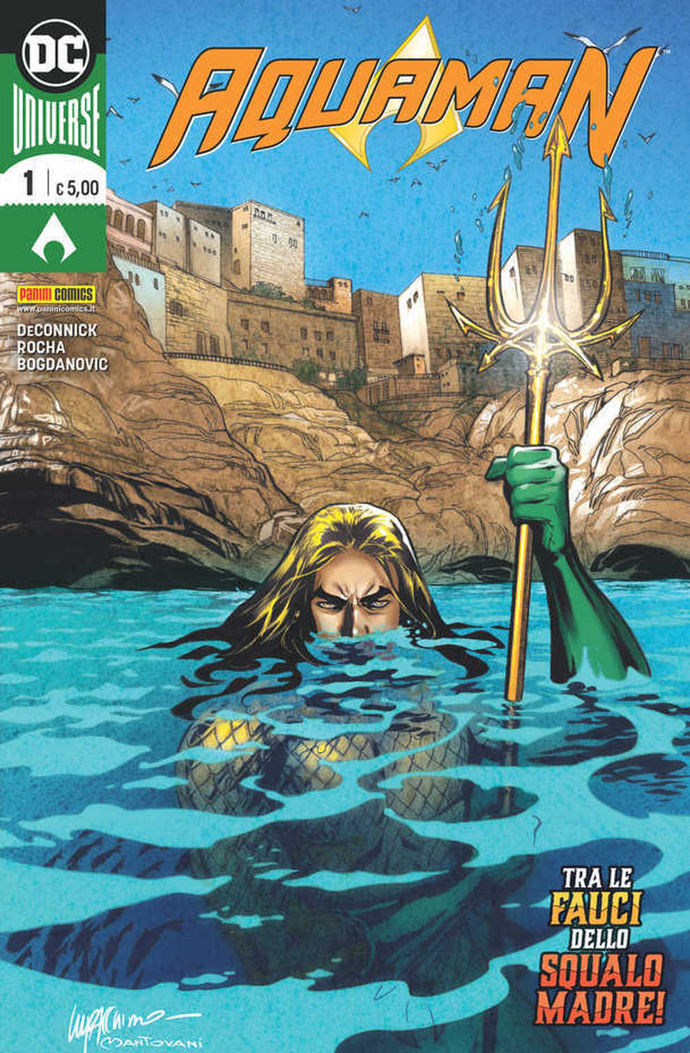 Panini Comics - Acquaman 1 - Copertina di Emanuela Lupacchino - Polignano a Mare (Bari)