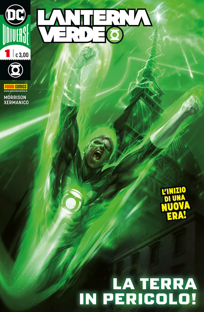 Panini Comics - Lanterna Verde 1 - Copertina di Francesco Mattina - Torino