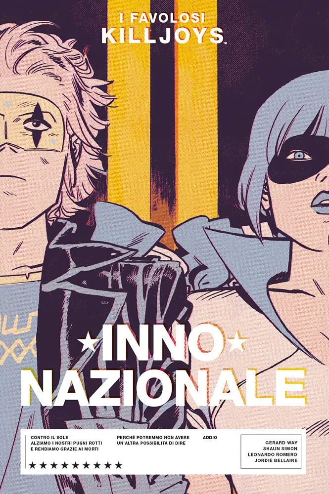 I Favolosi Killjoys - Inno nazionale - Panini Comics