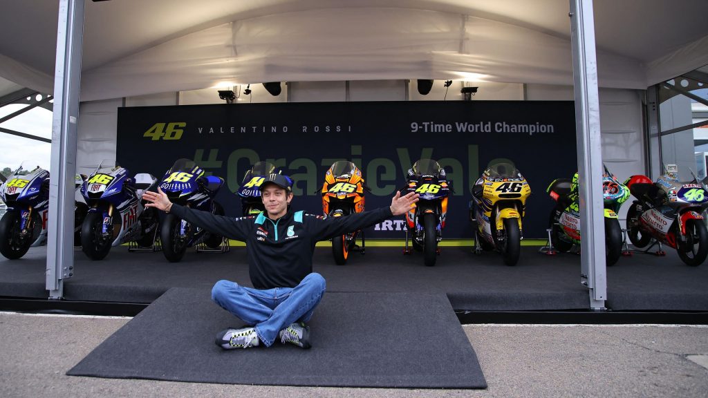 Valentino Rossi - Valencia 2021 - Tutte le moto del dottore