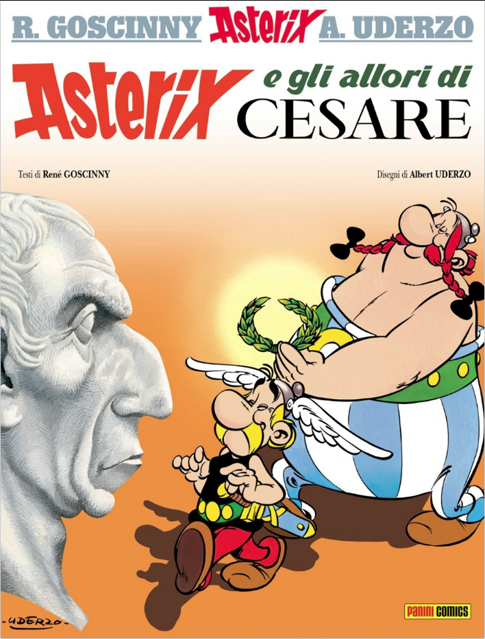 Asterix e gli allori di Cesare - Panini Comics - copertina