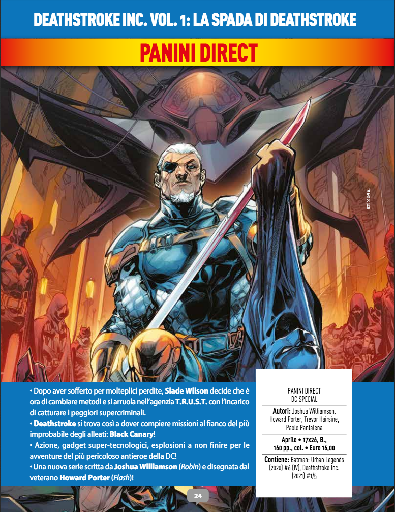 DC Special - Deathstroke Inc. 1 - La Spada di Deathstroke - Panini Comics