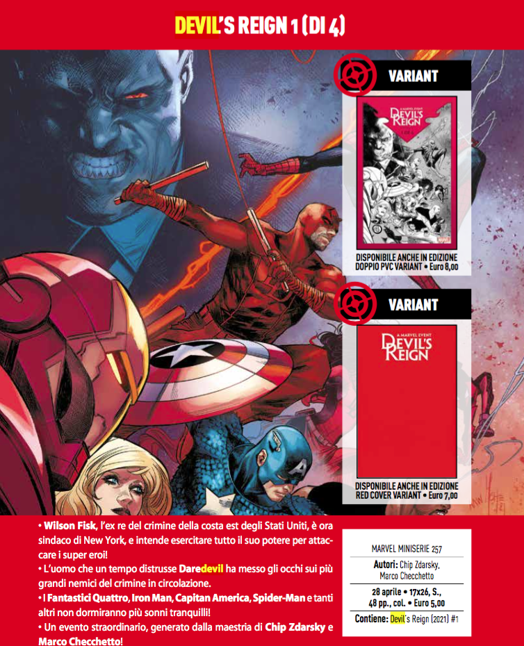 Marvel - Devil's Reign 1 - Panini Comics