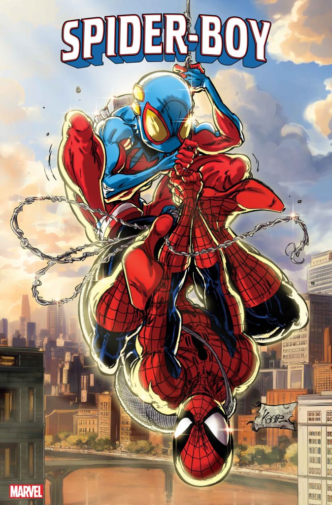 Spider-Boy - Copertina Variant di Kaare Andrews