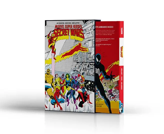 Marvel Giant-Size Edition – Marvel Super Heroes: Secret Wars - retro copertina