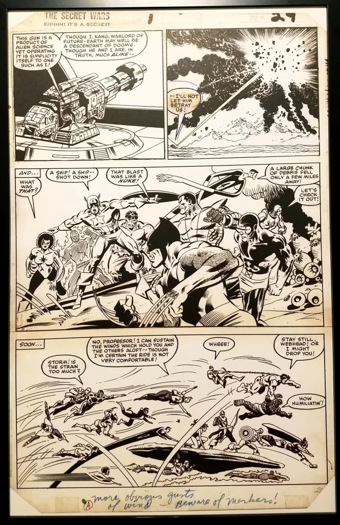 Marvel Super Heroes: Secret Wars - Tavola originale 1