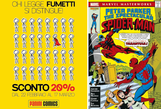 Marvel Masterworks n. 20 - Peter Parker, the Spectacular Spider-Man 1 - promozione Panini Comics 2024