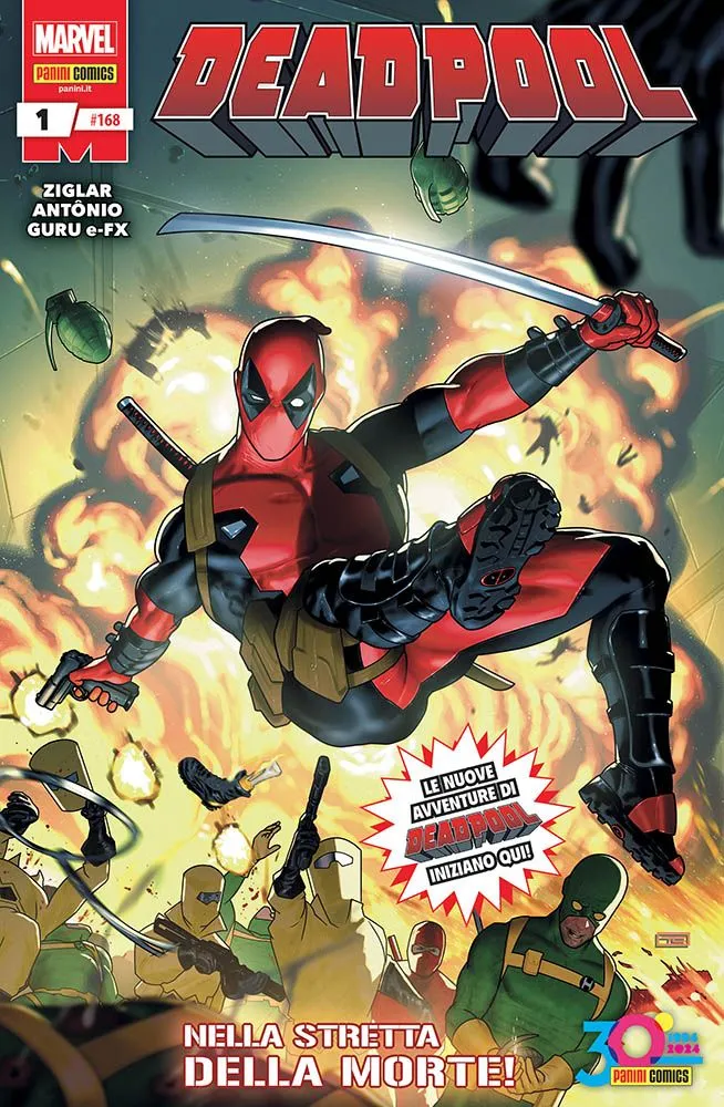 Marvel Comics - Deadpool 1 #168 - copertina - Panini Comics